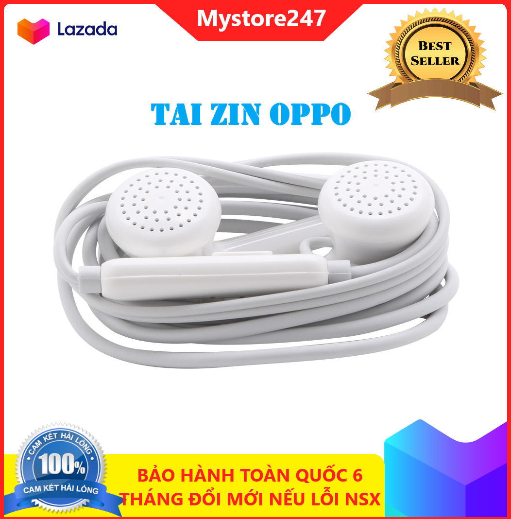 Tai Nghe ZiN Oppo F5 F1..Tương Thích Với Tất Cả Các Model của Oppo Chất Lượng Âm Thanh Tốt Thiết Kế Sang Trọng Bảo Hành 12 Tháng