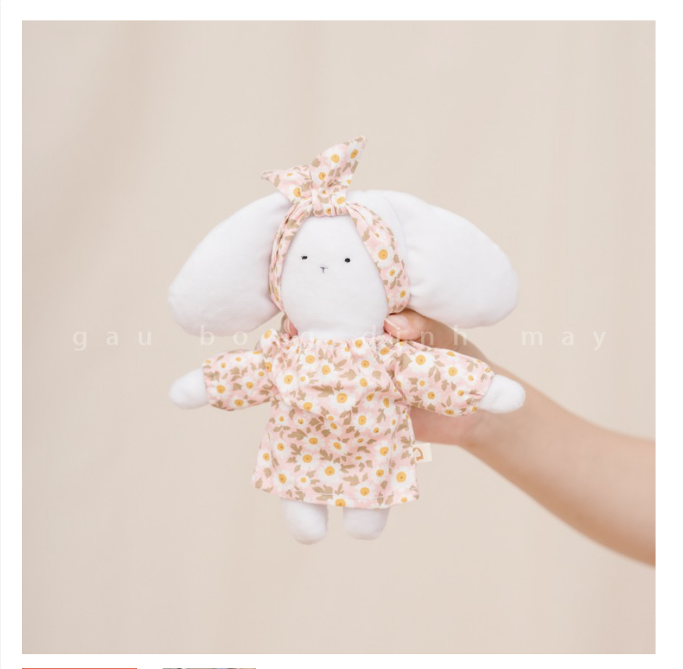 Cáo Tuyết Olin - gấu bông đình may