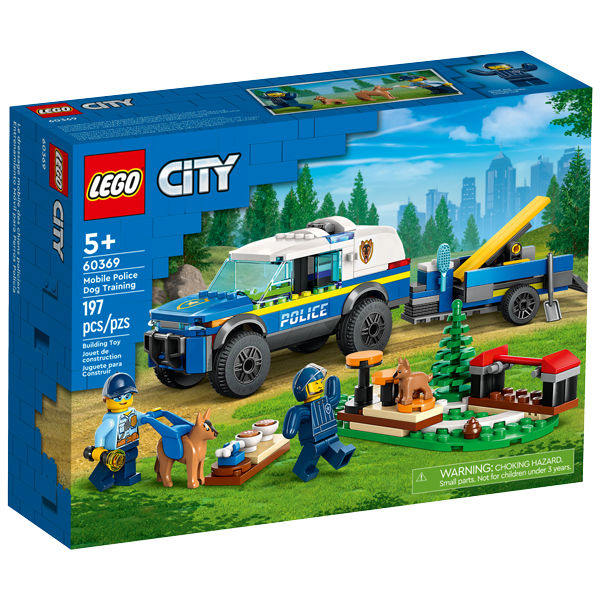 Đồ Chơi Lắp Ráp Lego City 60369 - Mobile Police Dog Training 197 Mảnh Ghép
