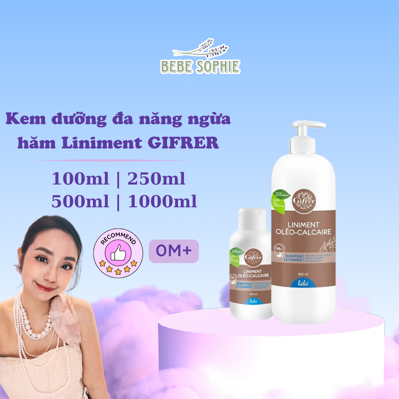 Kem dưỡng đa năng ngừa hăm liniment gifrer - pháp