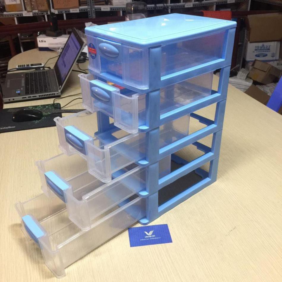 Tủ nhựa mini ngăn kéo Việt Nhật-Hộp đựng đồ mini nhựa tiện dụng