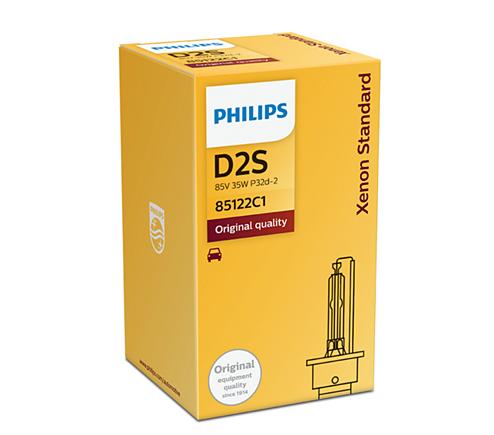 Đèn xenon philips d2s 85122c1 - 85v/35w - 4200k - original