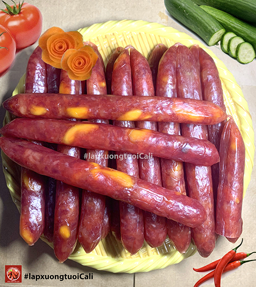 [HCM]lạp xưởng tôm trứng muối - 500gr