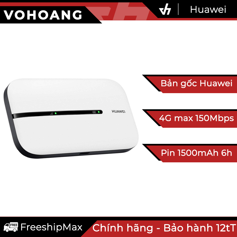Bộ phát wifi từ sim 4g huawei e5576 - 150mbps pin 1500mah lte 16 users