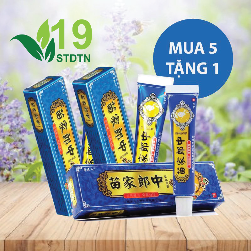 Combo 5 Tuýp Kem Bôi Nấm Xanh Chuyên dùng bôi ngoài da hắc lào lang ben nấm da mề đay viêm da cơ địa á sừng vảy nến tổ đỉa viêm da dị ứng viêm da dầu viêm nang lông ngứa nứt nẻ nước ăn chân tay...