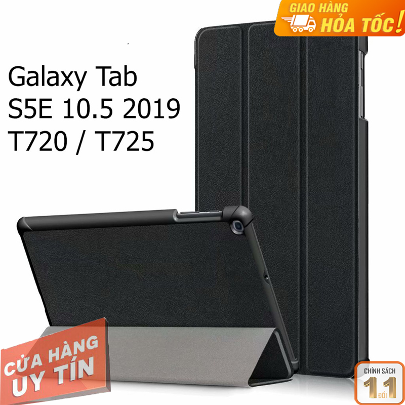 Bao da máy tính bảng samsung galaxy tab s5e 10.5 2019 t720 / t725 hỗ trợ smart cover