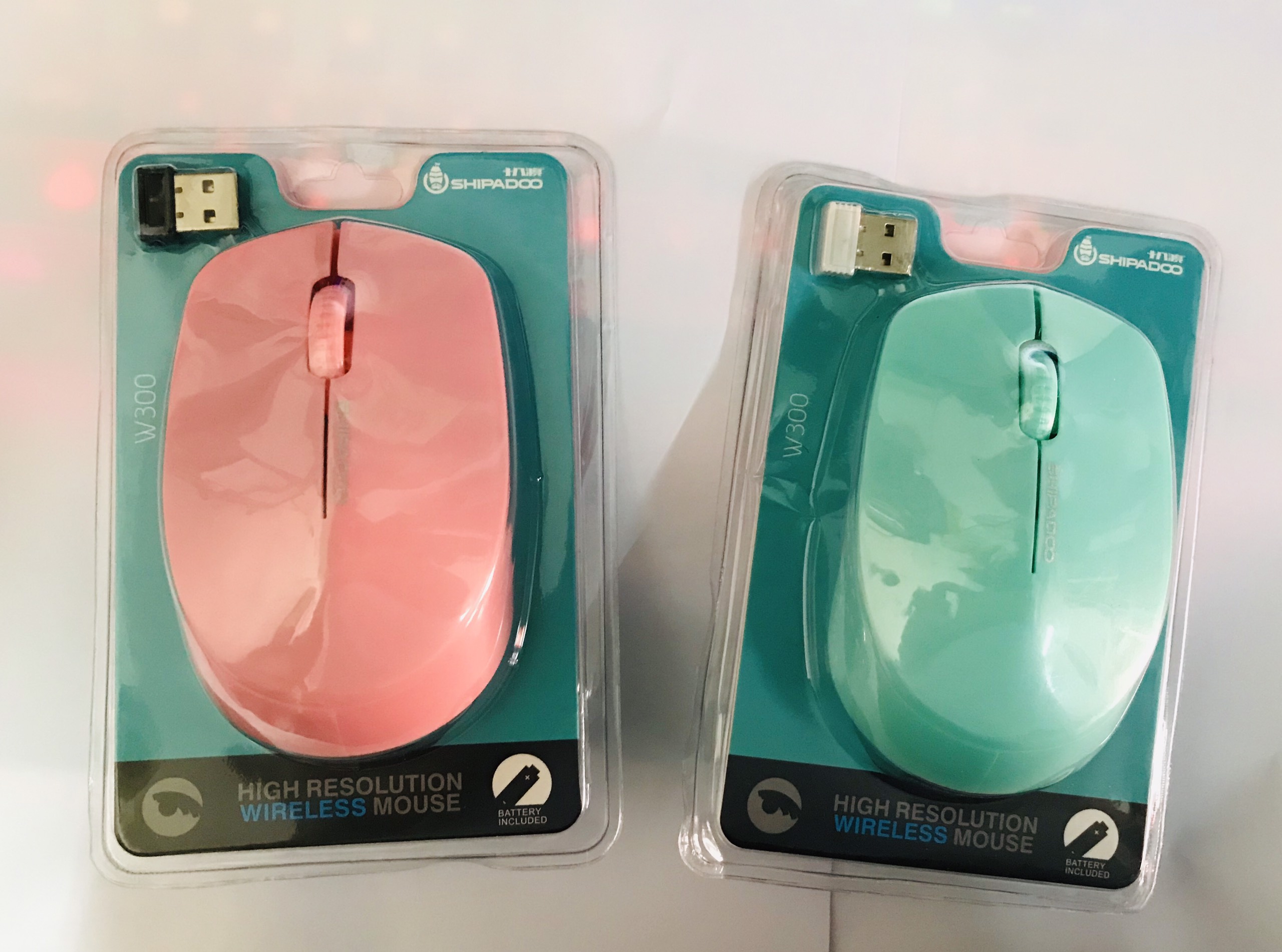(HCM) (Màu Xanh)Chuột Không Dây Chơi Game xài văn phòng SHIPADOO W300+ tặng pin xịn