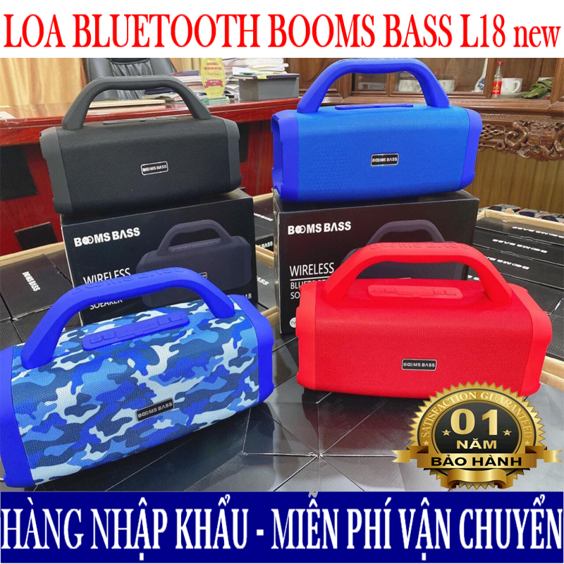 Loa Bluetooth, Loa Di Động, Loa Sub Bass, Sản Phẩm Loa Siêu Trầm Hộp Âm Bass Giá Rẻ Và Chất Lượng Cao - Loa Booms Bass 50 L18-P1000 Nghe Nhạc: 15H Liên Tục - Bảo Hành Lỗi 1 Đổi 1