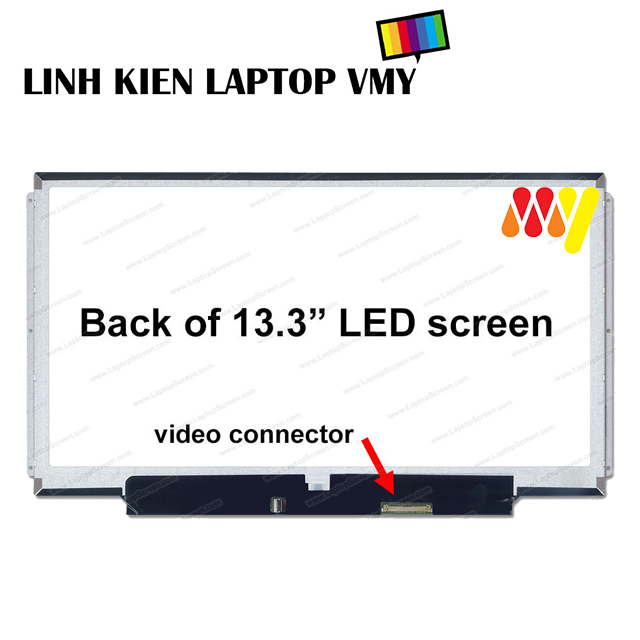 Màn hình laptop dell vostro v131 v13,v130, 3300, v3300 3300,3350,1330. dell latitude e6320 e6330 6330,6320 lcd 13.3" mỏng 40 pin hd