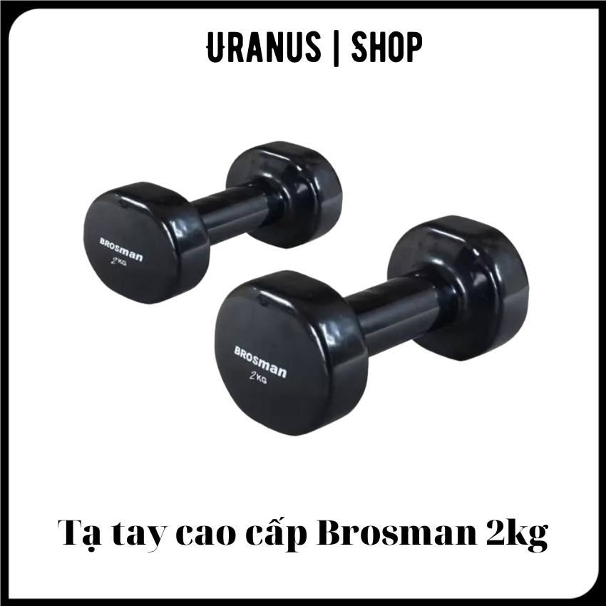 Bộ 2 tạ tay cao cấp Brosman nhập khẩu 2kg