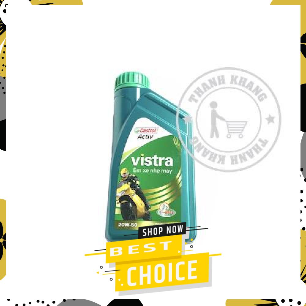 [HCM]NHỚT xe số CASTROL VISTRA 20W50 4T 800ML THANH KHANG 019000013 Sản Phẩm Chất Lượng Gian Hàng Uy Tín Giá Cả Cực Tốt Mua Ngay.