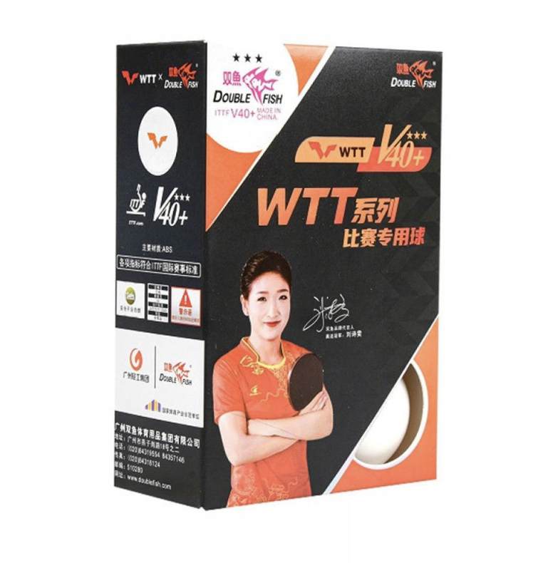 Bóng thi đấu song ngư double fish hộp 6 quả