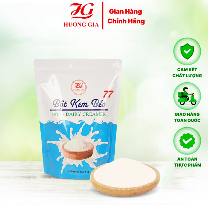 Bột kem béo hg77 hương sữa béo ngậy, thơm ngon hấp dẫn an toàn vstp