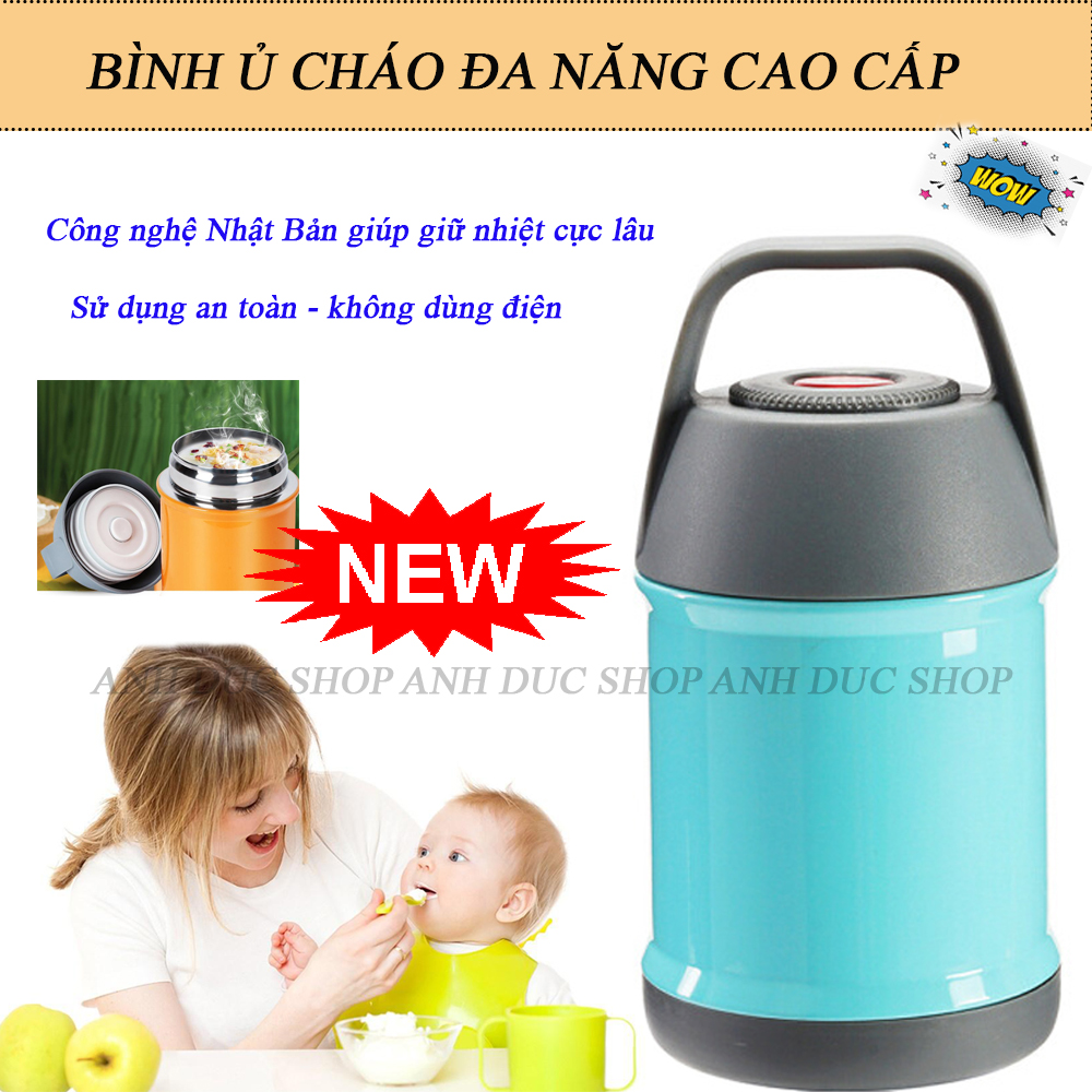Bình Ủ Cháo Cho Bé, Bình Đựng Cháo Giữ Nhiệt, Bình Giữ Nhiệt Đựng Cháo, Hộp Đựng Cháo Giữ Nhiệt Cho Bé, Bình Ủ Cháo Có Tốt Không.[GIỮ NHIỆT CỰC TỐT] SỬ DỤNG TIỆN LỢI -GIỮ NHIỆT TỚI 8 GIỜ.TẶNG 01 KẸP ĐUỔI MUỖI CHO BÉ-MUA NGAY!
