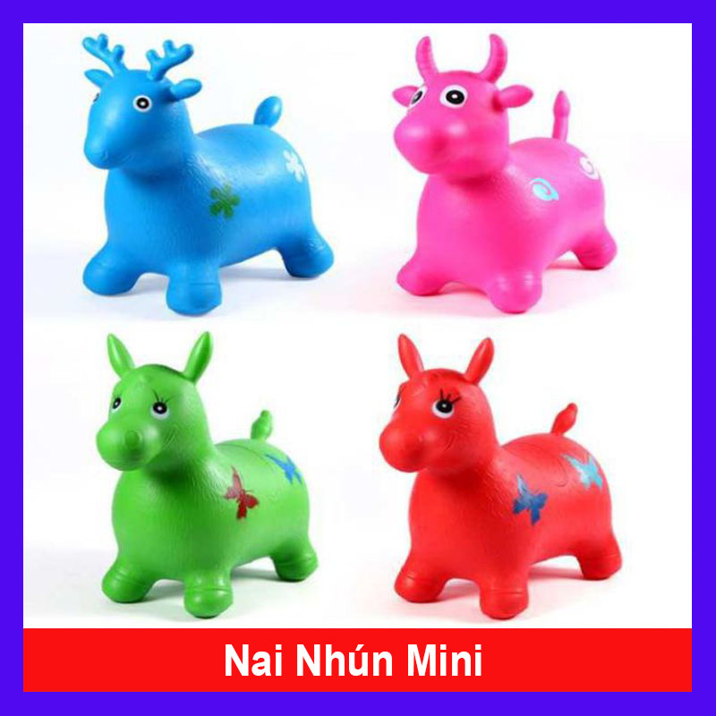 Nai nhún loại nhỏ - Đồ chơi thú nhún dành cho bé