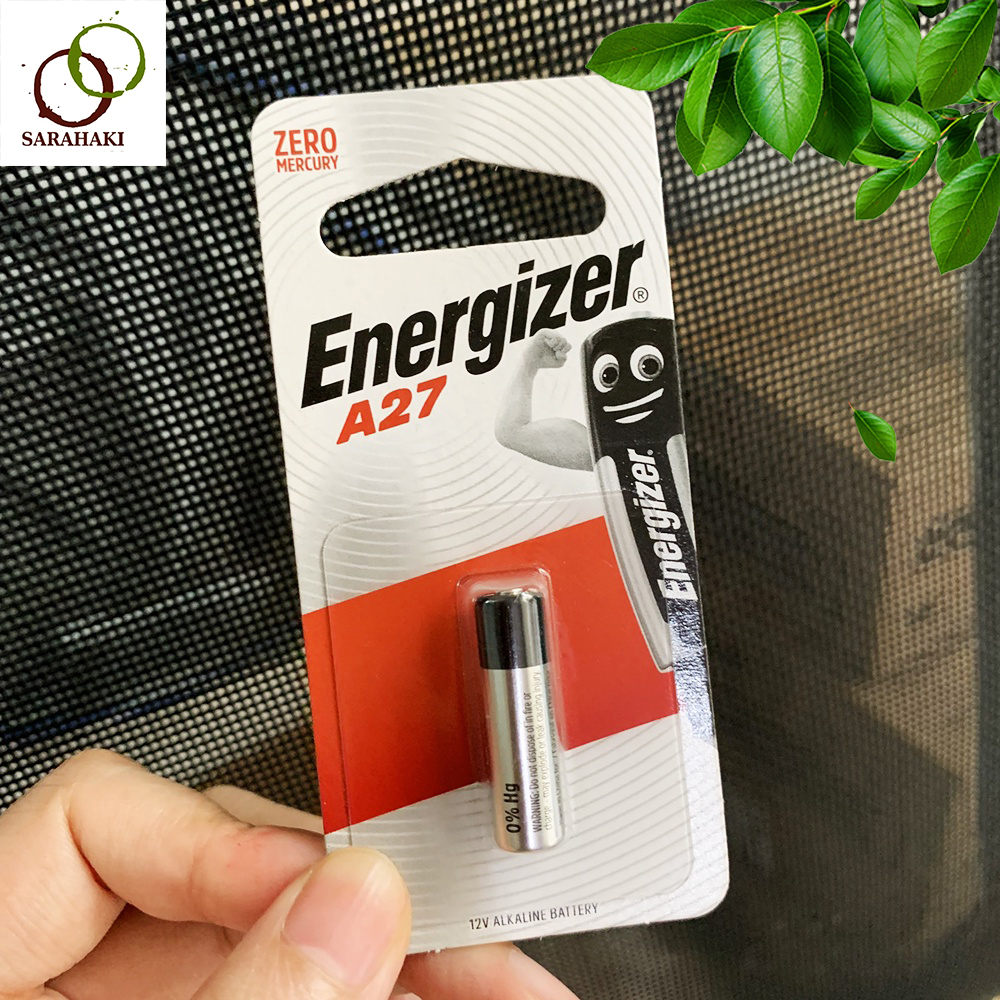 Combo 5 vỉ Pin A27, pin cửa cuốn Energizer A27 12V ( 1 vỉ 1 viên )