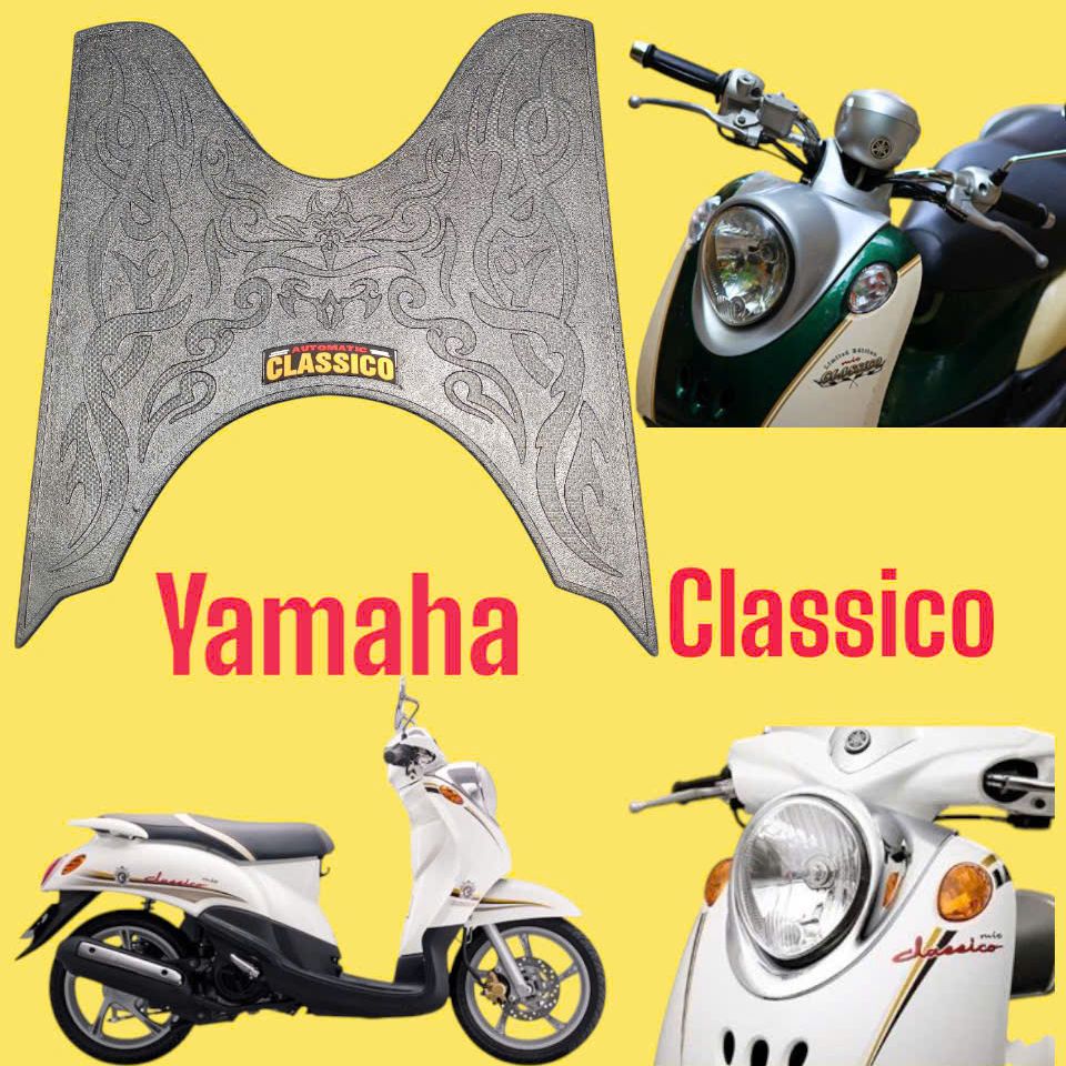 thảm lót sàn xe yamaha classico,thảm lót chân classico,thảm để chân classico,thảm lót cao su xe classico