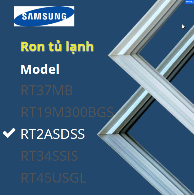 Ron cửa tủ lạnh samsung . model : rt2asdss