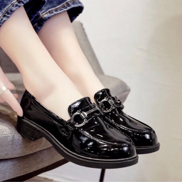 Giày oxford khoa ngang bằng sắt