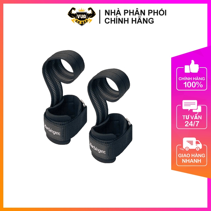 Dây Kéo Lưng Tập Gym Harbinger Big Grip Pro Lifting Straps