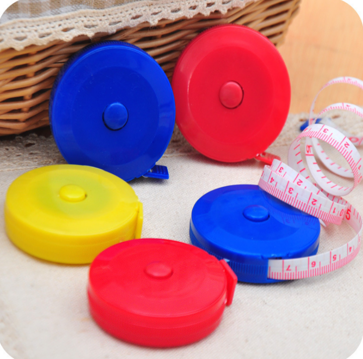 Thước dây cuộn tròn mini đo chỉ số, kích thước bỏ túi tiện lợi 1.5m