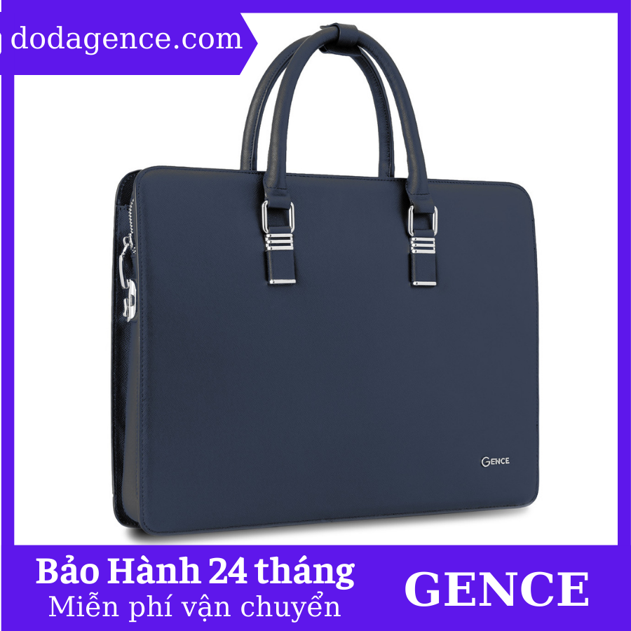 Túi xách, cặp da thời trang nam da bò taiga cao cấp khóa số cgl07 xanh