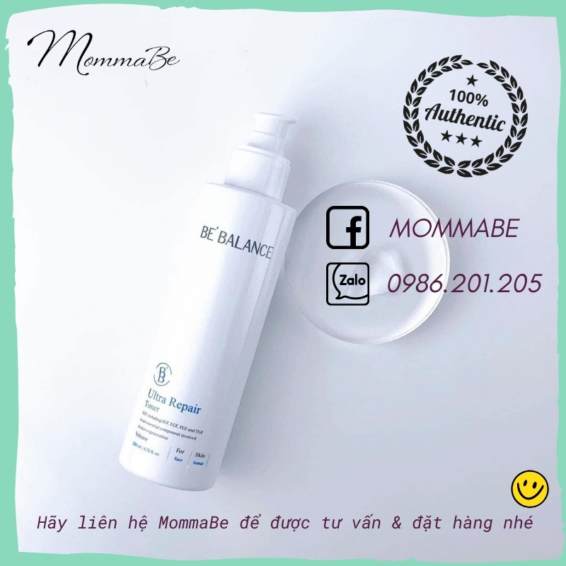 Toner dưỡng ẩm cho da khô & da thường toner ultral repair - 200ml - be'balance chính hãng