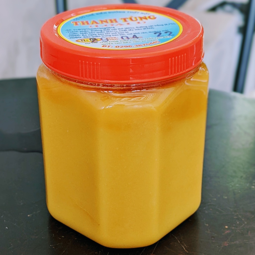 [ĐẶC SẢN AN GIANG] Hủ 1KG Đường thốt nốt dạng mềm hiệu Thanh Tùng Nhãn mới (thơm ngon, chuyên dụng cho làm trà sữa, sữa tươi trân châu đường đen, nấu chè) - HSD 6 tháng