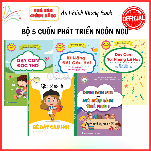 Bộ 5 tập phát triển ngôn ngữ - cô An Khánh Nhung