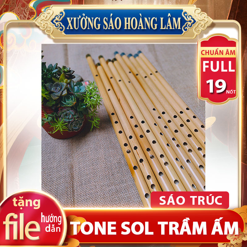 Sáo trúc giá rẻ tone Sol Trầm ấm 99K TẶNG FILE HƯỚNG DẪN TẬP LUYỆN SÁO TRÚC DỄ DÀNG TỪNG BƯỚC Xưởng Sáo Hoàng Lâm