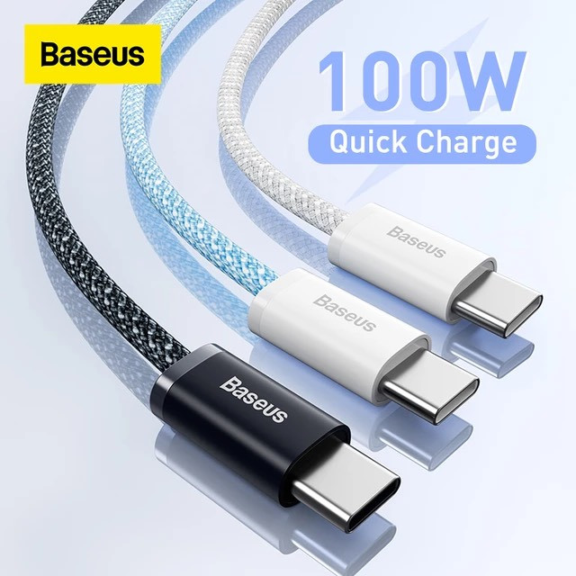 Cáp sạc siêu nhanh baseus dynamic series fast charging data cable type-c to type-c 100w