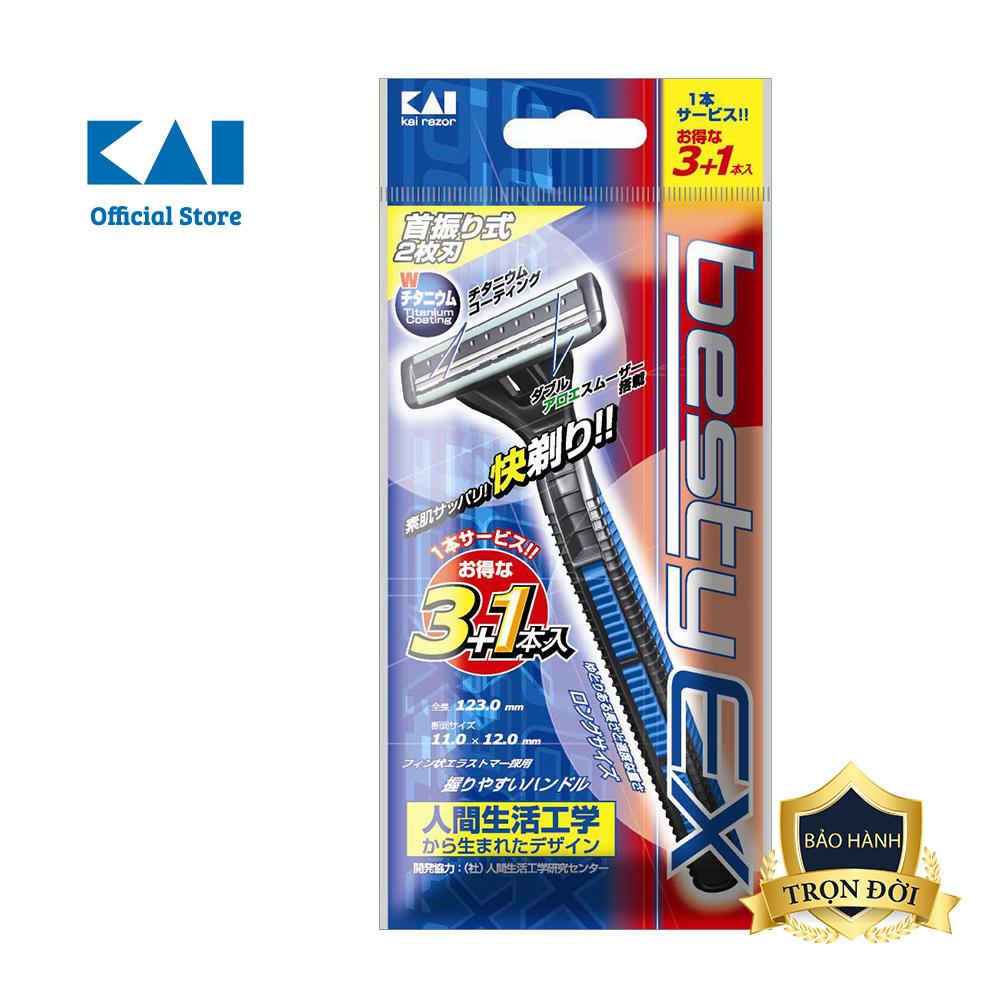 Dao cạo râu cao cấp nhật besty ex 2 blade/3+1