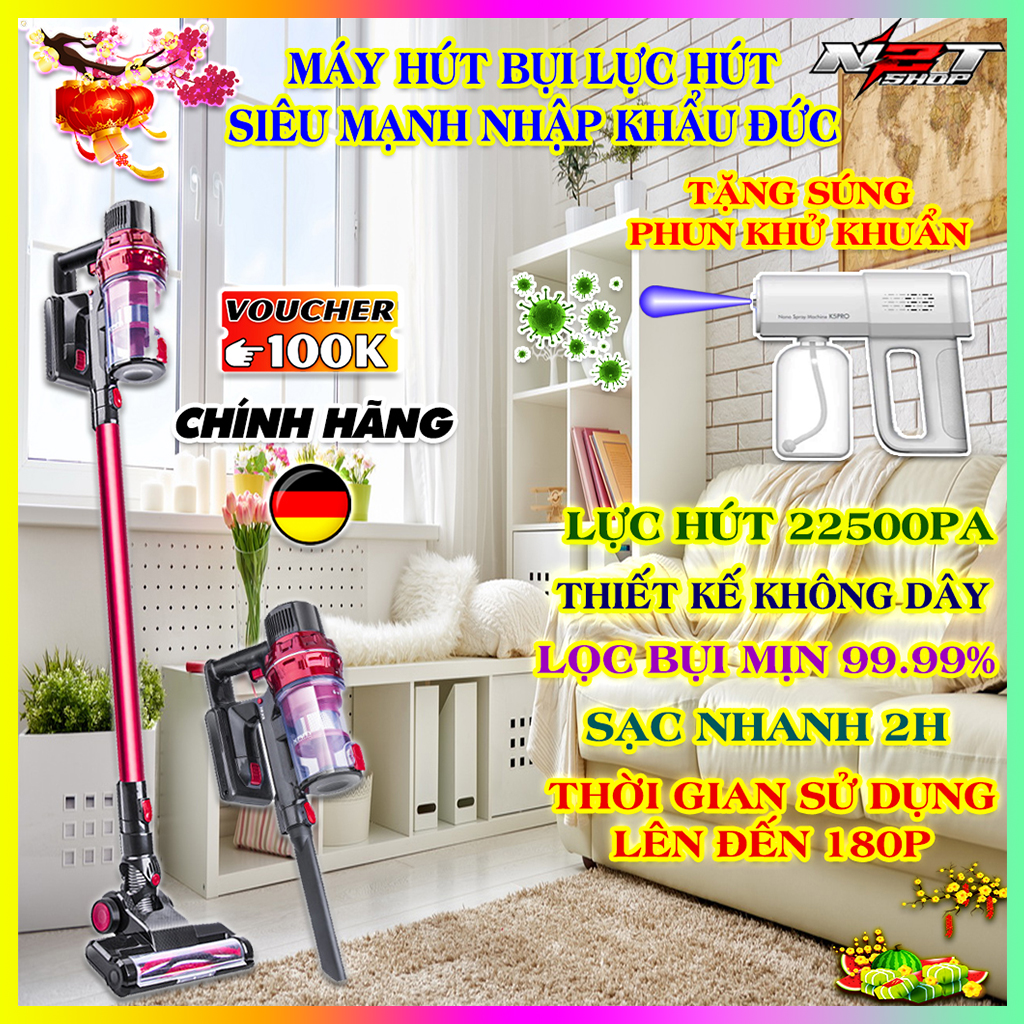 Máy hút bụi gia đình V16, máy hút bụi gia đình cực mạnh, máy hút bụi không dây, may hut bui, máy lau nhà tự động, máy hút bụi lau nhà, máy lau nhà thông minh, máy hút bụi lau nhà thông minh, hút bụi không dây, bảo hành 12T