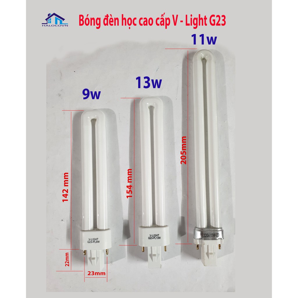 Bóng đèn bàn cao cấp V light 9w 13w