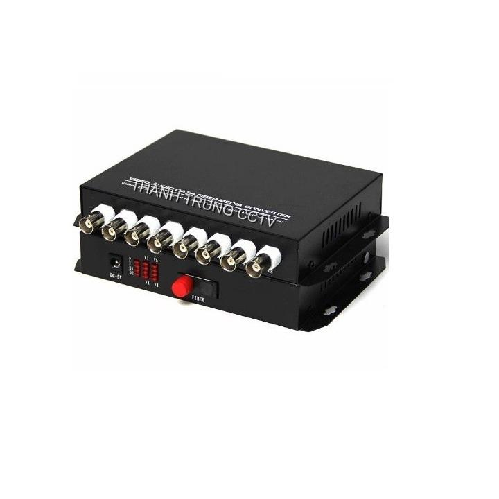 Chuyển quang camera cáp đồng trục 08 kênh sglink 720p