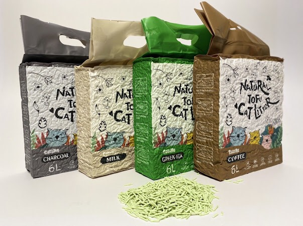 Cát đậu nành cho mèo Tofu Cat Litter Catsme 6L Cát vệ sinh cho mèo đậu nành