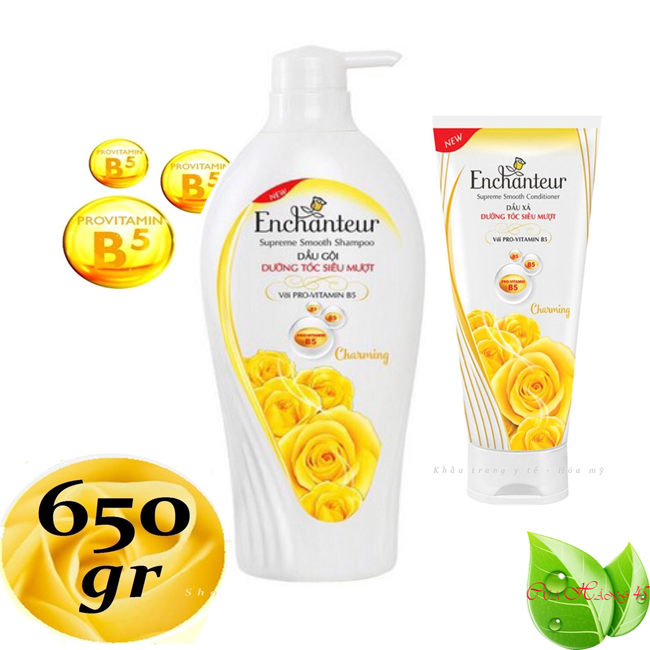 Dầu gội Enchantuer Charming 650ml Tặng Dầu xã 150ml