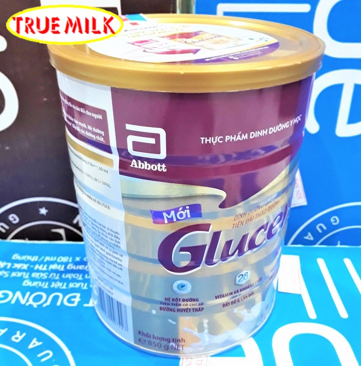Glucerna 850g hương Vani - Sua glucerna - sua tieu duong - glucerna 850g - glucerna hương vani - sua bot chinh hang - sua bot glucerna - sua tieu duong - san pham danh cho nguoi tieu duong