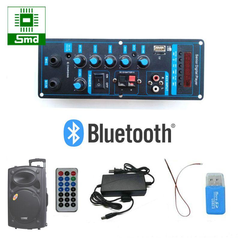 Mạch loa kéo 8622 12v 120w bluetooth usb thẻ nhớ fm