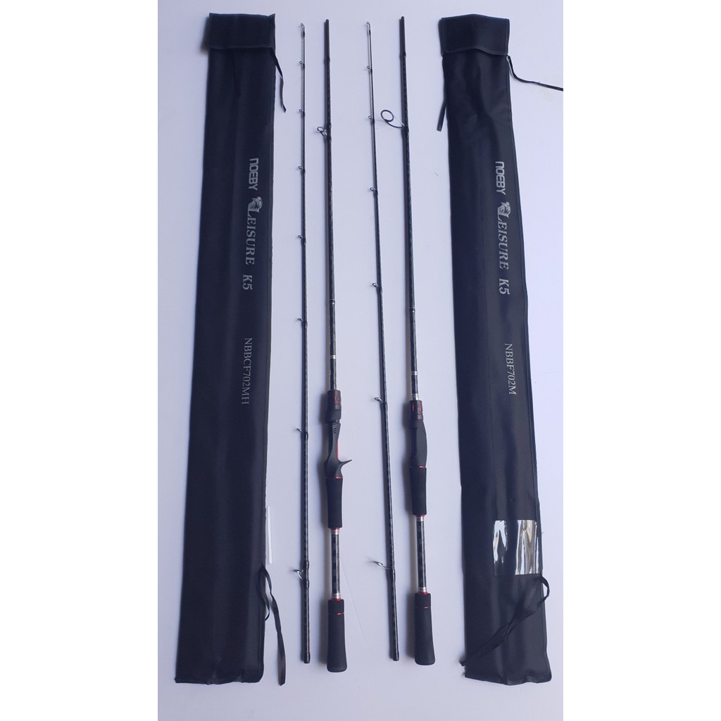 Cần câu lure noeby leisure k5 chính hãng cacbon xoắn x toàn thân 🔰 cam kết chính hãng 🔰 cần lure chính hãng