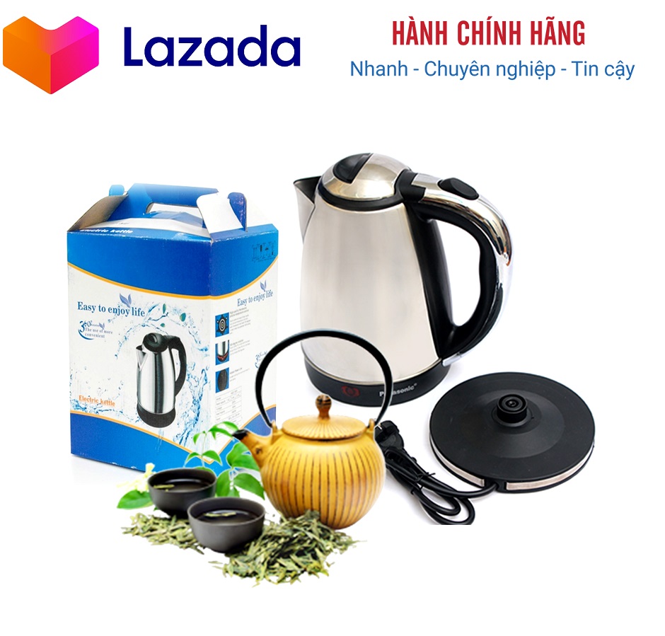 Ấm đun siêu tốc nhật bản giá rẻ 1.8l tiện dụng bình inox cao cấp, bình đun, ấm đun siêu tốc - tiết kiệm điện năng chất lượng nhật bản bảo hành 12 tháng