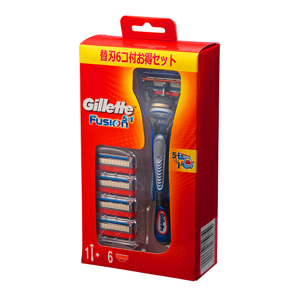 Dao cạo râu Gillette Fusion 5+1 kèm 6 đầu thay thế