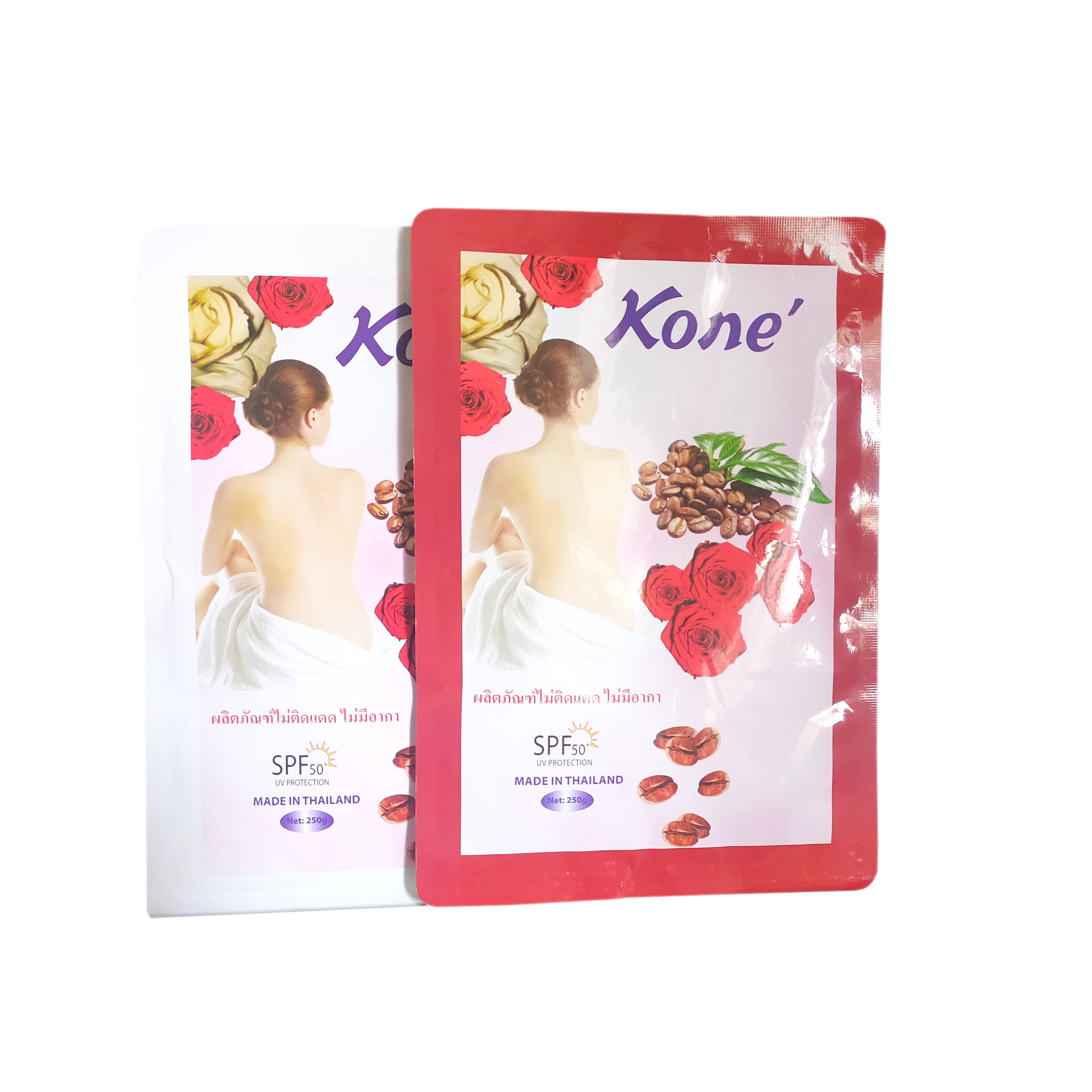Kem tắm trắng cà phê & hoa hồng kone thái lan chính hãng