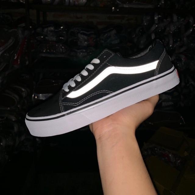 Giầy nữ sneaker thể thao old skool vanz phản quan (Grab Store)