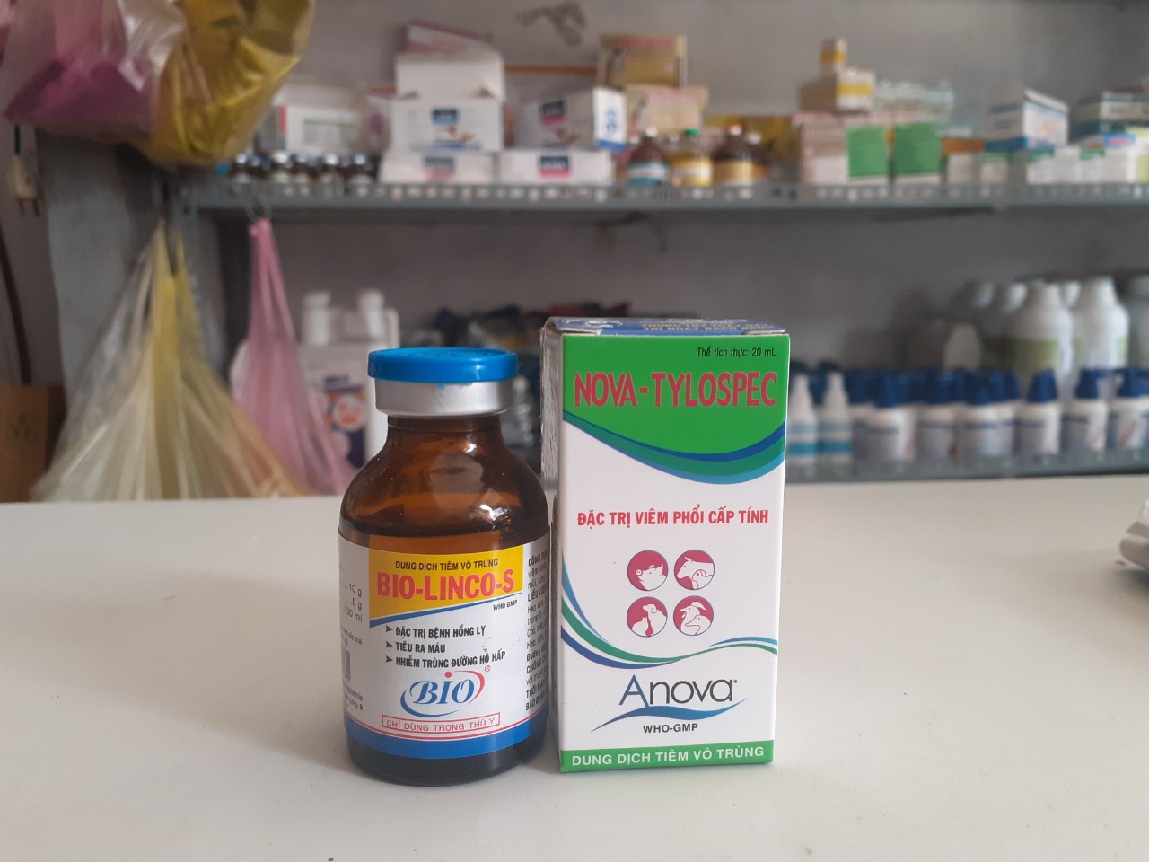 Linco s - tylospec trị bệnh hen - khẹc - khò - sổ mũi - sưng mặt gà đá