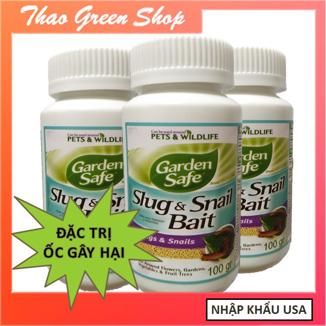 Bả ốc slug & snail bait 100g