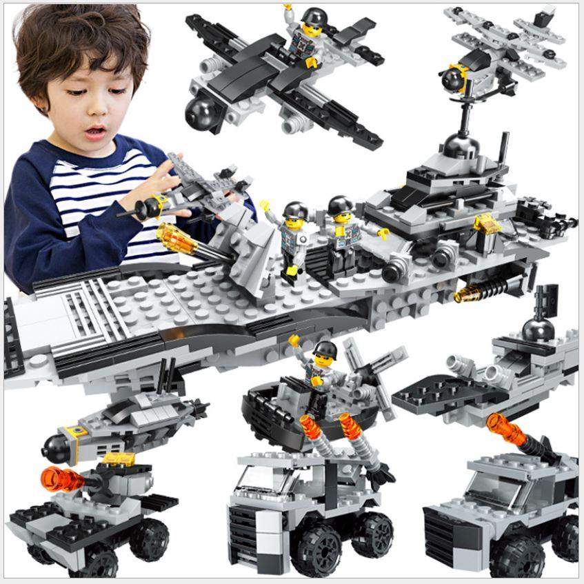 Lego xếp hình Military Aircraft Carrier