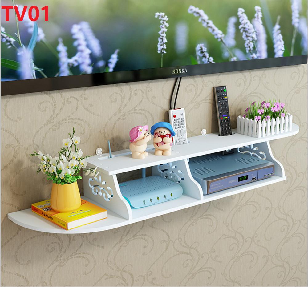 Kệ tivi treo tường cao cấp trang trí phòng khách