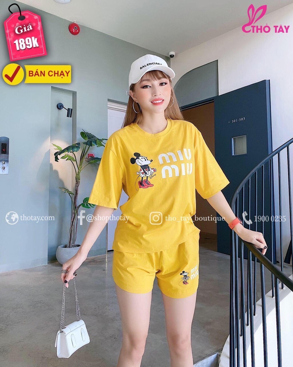 Sét bộ miu miu ở nhà cute ttsla0233
