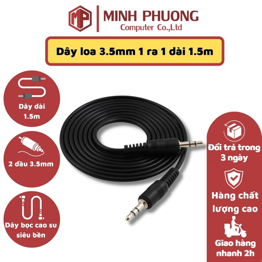 Dây loa 1 ra 1 dài 1,5m